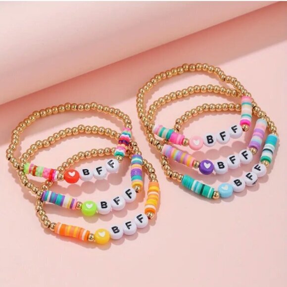 2/$30 DEAL NWT Swift Friendship Bracelet 6 piece set Colorful Beads Jewelry - Picture 4 of 10